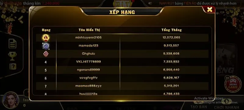 mẹo đánh liêng